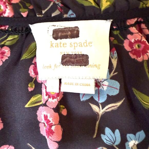 EUC Kate Spade New York Size Meadow Smocked Waist Dress - Small - Picture 11 of 12